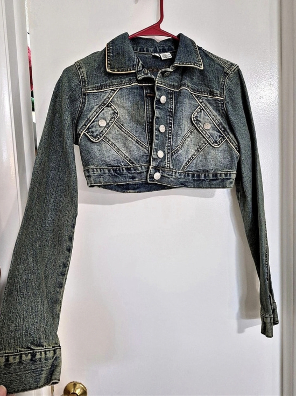 Cropped Denim Jean Jacket